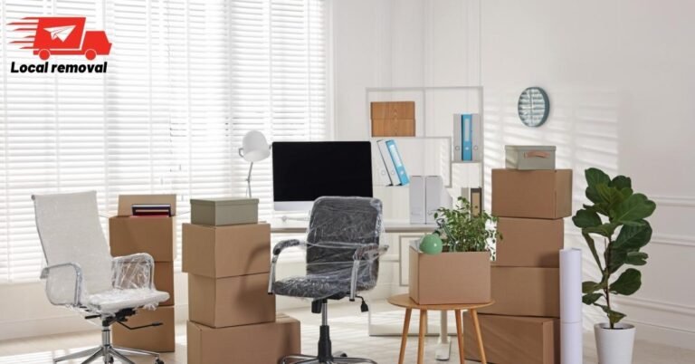 How to Plan an Office Move in Perth Without Losing Productivity 10 Perth office removalist team loading workstations and furniture into a moving truck